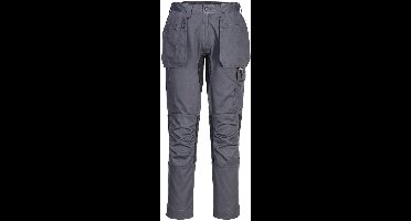 Portwest WX2 Eco Stretch Broek met holsterzakken CD883 - Mol grijs - 44