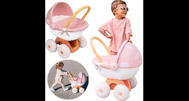 Smoby Baby nurse - Poppenwagen - Knuffelwagen - voor poppen tot 42 cm