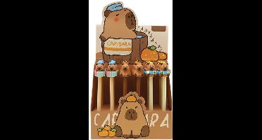 Centrum gelpen set uitwisbaar Capybara 36 stuks blauw schrijvend.