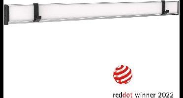 MAULtalent Wandklemlijst - wit - aluminium - 1 stuk - 50.7 x 4.3 x 2.9 cm - MAUL
