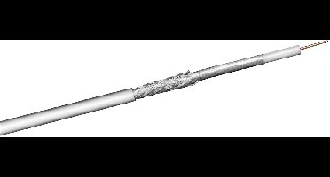 Goobay 100 dB SAT Coaxial Cable, Double Shielded, CCS 250 m