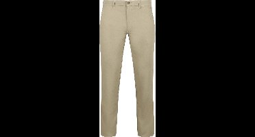 Suitable Chino broek Pico Cotton Linen Kaki - Maat 52 - Heren - Mannen broeken