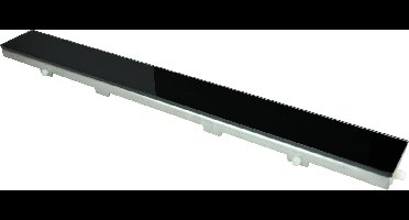 CityLine TopDesign Glasrooster Zwart voor douchegoot - Lengte: 100 cm