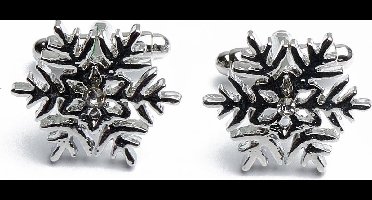 Manchetknopen - IJskristal Sneeuwvlok