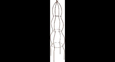 Obelisk plantensteun 3D rond vogel