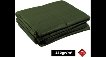 Groen afdekzeil bache bouwzeil 8x12m 250gr/m²