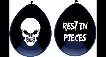 Haza Original Ballonnen Halloween 30 Cm 6 Stuks