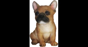 Esschert Design Bulldog 7,9 X 7,4 Cm Polyresin Bruin/wit
