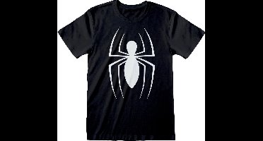 Marvel Comics Spider-man - Classic Logo T-Shirt Zwart