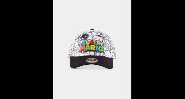 Nintendo Super Mario Verstelbare pet Villains All Over Print Multicolours