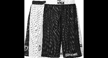 Spalding Essential Reversible Short Kinderen - Wit / Zwart | Maat: 128