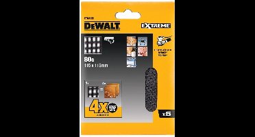 DeWALT DTM3022 Mesh Schuurgaas Vierkant 115x115mm K80 VE=5