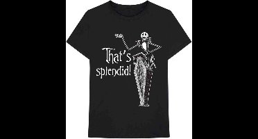 Disney The Nightmare Before Christmas - Splendid Heren T-shirt - S - Zwart