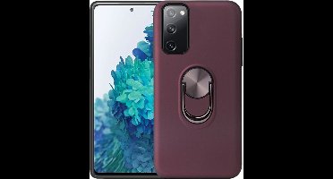 Hoesje Geschikt Voor Samsung Galaxy S20 hoesje Shockproof Armor case - back cover – TPU – Wijn Rood