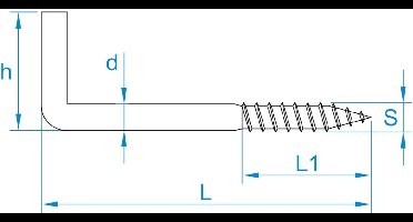 GebuVolco 007 schroefduim 2.20x20x10 mm messing 007.22520.7020