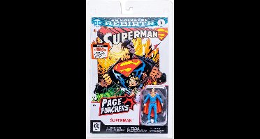 DC Page Punchers Superman (Rebirth) Comic Book + Mini figuur 8 cm