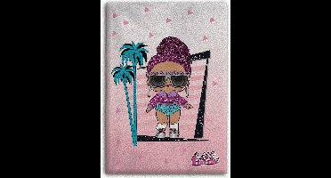 LOL Surprise! Fleece deken Palmtrees - 100 x 140 cm - Roze