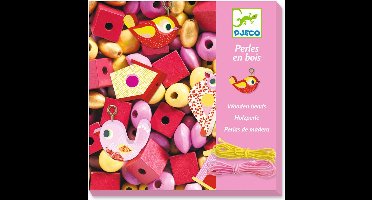 Djeco - Houten Parels Vogels - 4+