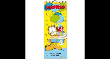 Verjaardagskalender Garfield - Geen jaartal - Ophangbaar - Geel - 13 x 33 x 0,6 cm