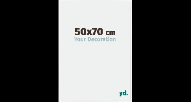 Your Decoration - Fotolijst 50x70 cm - Kunststof - Wit Hoogglans - Evry