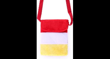 Tasje rood/wit/geel