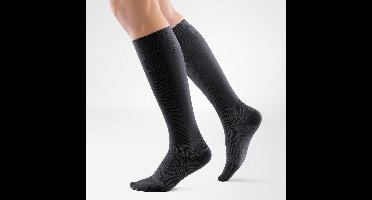 Bauerfeind Sports Compressiesokken Run & Walk - Compressiekousen XL kort - Zwart - Per Paar