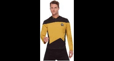 Smiffys - Star Trek - The Next Generation Operations Uniform Kostuum - XL - Geel