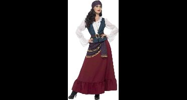 Smiffys - Deluxe Pirate Buccaneer Beauty Kostuum - M - Multicolours
