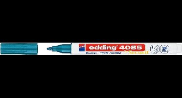 Edding 4085 krijtstift Metaalachtig blauw Rond 1 stuk(s)