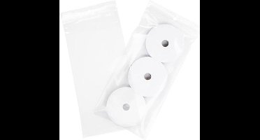 Gripzakken met Ophanggat 10x20,5cm100 Micron (100 stuks) | gripzak