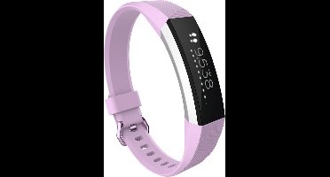 Shop4 - Fitbit Alta Bandje - Siliconen Licht Paars