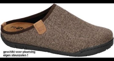 Rohde -Heren -  bruin - pantoffel/slippers - maat 41