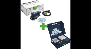 Festool ETS EC 150/5 GR-Set P Excenterschuurmachine + Schuurpapierset in Systainer - 578188