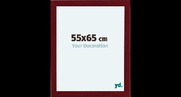 Your Decoration - Fotolijst 55x65 cm - MDF - Wijnrood Geveegd - Como