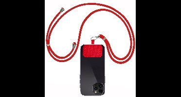 Telefoon Koord Universeel Telefoonkoord Verstelbaar - Telefoonkoorden Universeel Verstelbaar - Rood