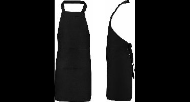 Benza Schort Keukenschort - Zwart - 75 x 85 cm - 10 stuks