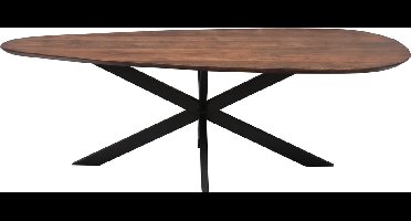 Old Inn - Eettafel Druppel Organisch Walnoot 240cm