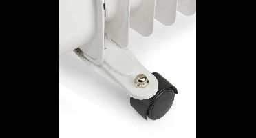 Nedis Mobiele Olieradiator | 600 / 900 / 1500 W | 7 Vinnen | Instelbare thermostaat | 3 Warmte Standen | Omvalpreventie | Wit