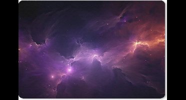 Muismat XXL 90x60 cm - Bureau onderlegger - Bureau mat Galaxy - Neon - Paars - Sterren - Gaming - Bureaumat - Gaming mousepad xl - Bureaulegger groot - Computer deskmat - Geschikt voor Gaming Muis en Gaming PC set-up
