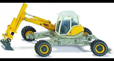 SIKU 3548, Menzi Muck Graafmachine, 1:50, metaal/kunststof, geel, verstelbaar onderstel
