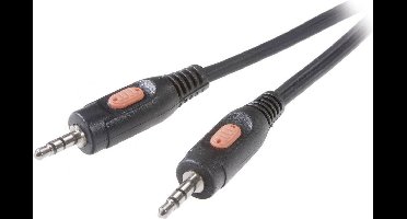 SpeaKa Professional SP-7870220 Jackplug Audio Aansluitkabel [1x Jackplug male 3,5 mm - 1x Jackplug male 3,5 mm] 2.50 m