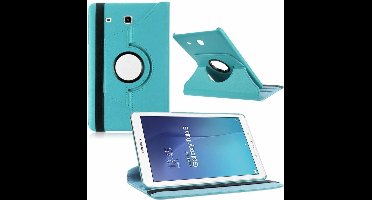 LuxeBass Tablet hoesje 360 graden draaibaar voor Samsung Galaxy Tab E 9,6 inch Tab E T560 / T561 - Lichtblauw