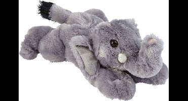 Pluche knuffel dieren Olifant 25 cm - Speelgoed wilde dieren knuffelbeesten