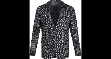 Suitable Prestige Colbert Tollegno Wolmix Dessin - Maat 48 - Heren blazer