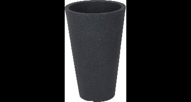 Nampook Bloempot Capri Rond 35 X 55 Cm Kunststof Antraciet