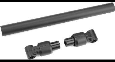 Team Corally - Chassis Tube - Front - 135mm - Aluminum - Black - 1 Set