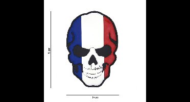 101 Inc Embleem 3D Pvc Skull Frankrijk  16003