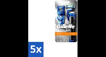 Gillette - Fusion ProGlide – 3-in-1 Styler – Scheersysteem – Mannen - Bulkverpakking - 5 stuks