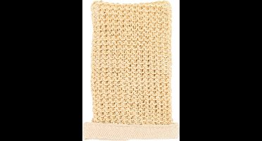 Sundo massagehandschoen zonder duim 21 × 14 cm – sisal natuurlijke vezel voor intensieve massage