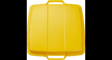 Deksel voor afvalbakken 90 liter, geel